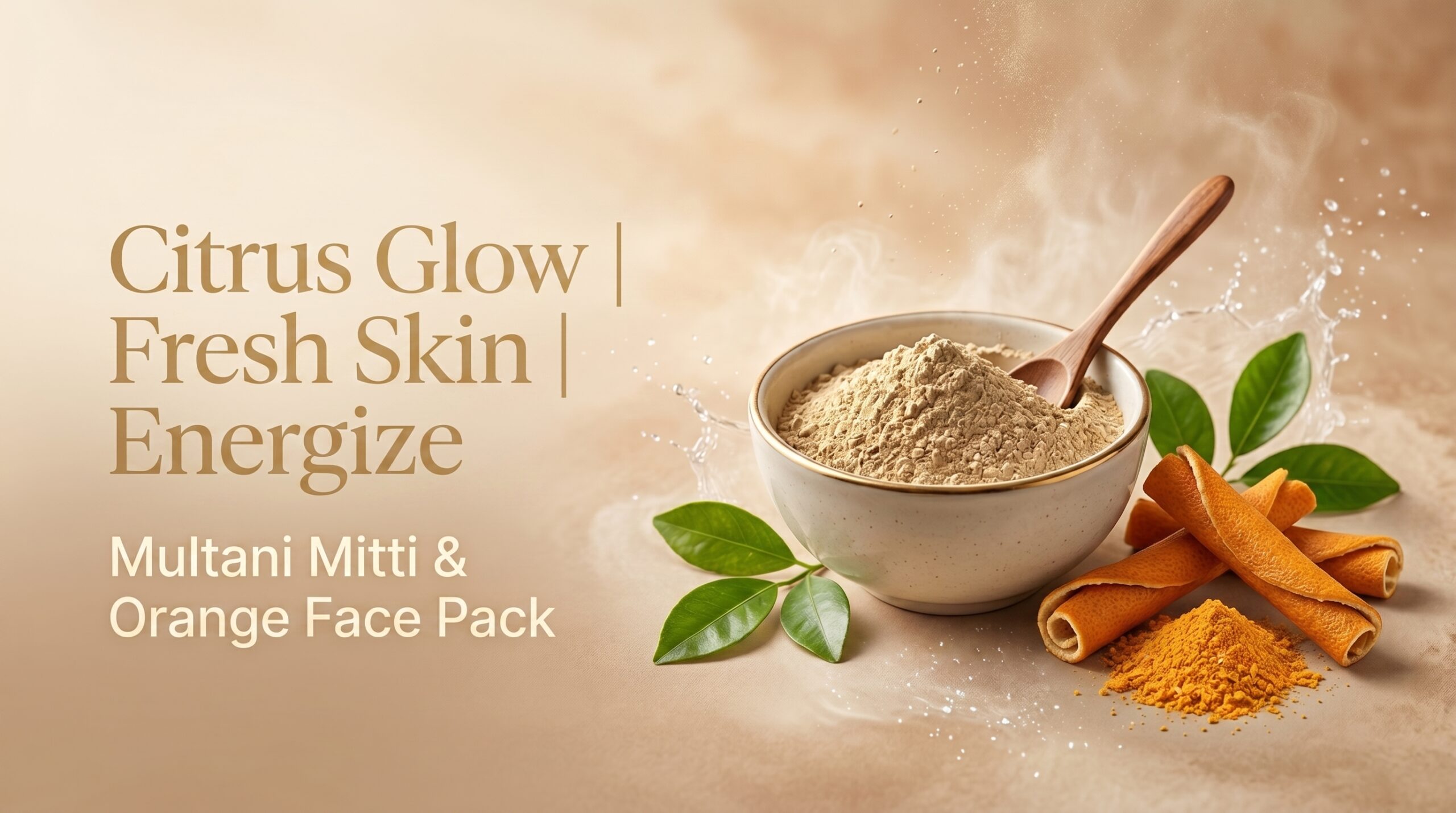 blushup multani mitti orange face pack powder | 100% natural skin brightening & glow face pack | deep cleansing, oil control & tan removal | herbal face pack for dull & oily skin | all skin types