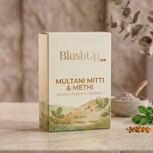multani mitti methi face pack powder (100gm) | natural skin & hair care | deep cleansing, oil control & nourishing | for oily & combination skin