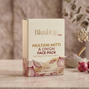 multani mitti onion face pack powder (100gm) | natural skin & hair care | deep cleansing, oil control & scalp care | for oily & acne prone skin