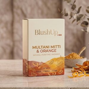 multani mitti orange face pack powder (100gm) | natural skin brightening & glow face pack | deep cleansing & oil control | for dull & oily skin