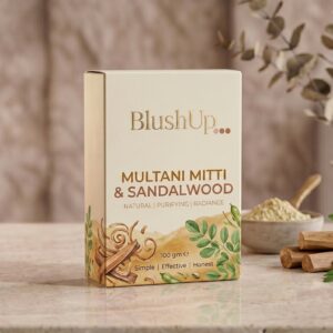 multani mitti sandal face pack powder | natural skin brightening & soothing face pack | deep cleansing & glow | for all skin types