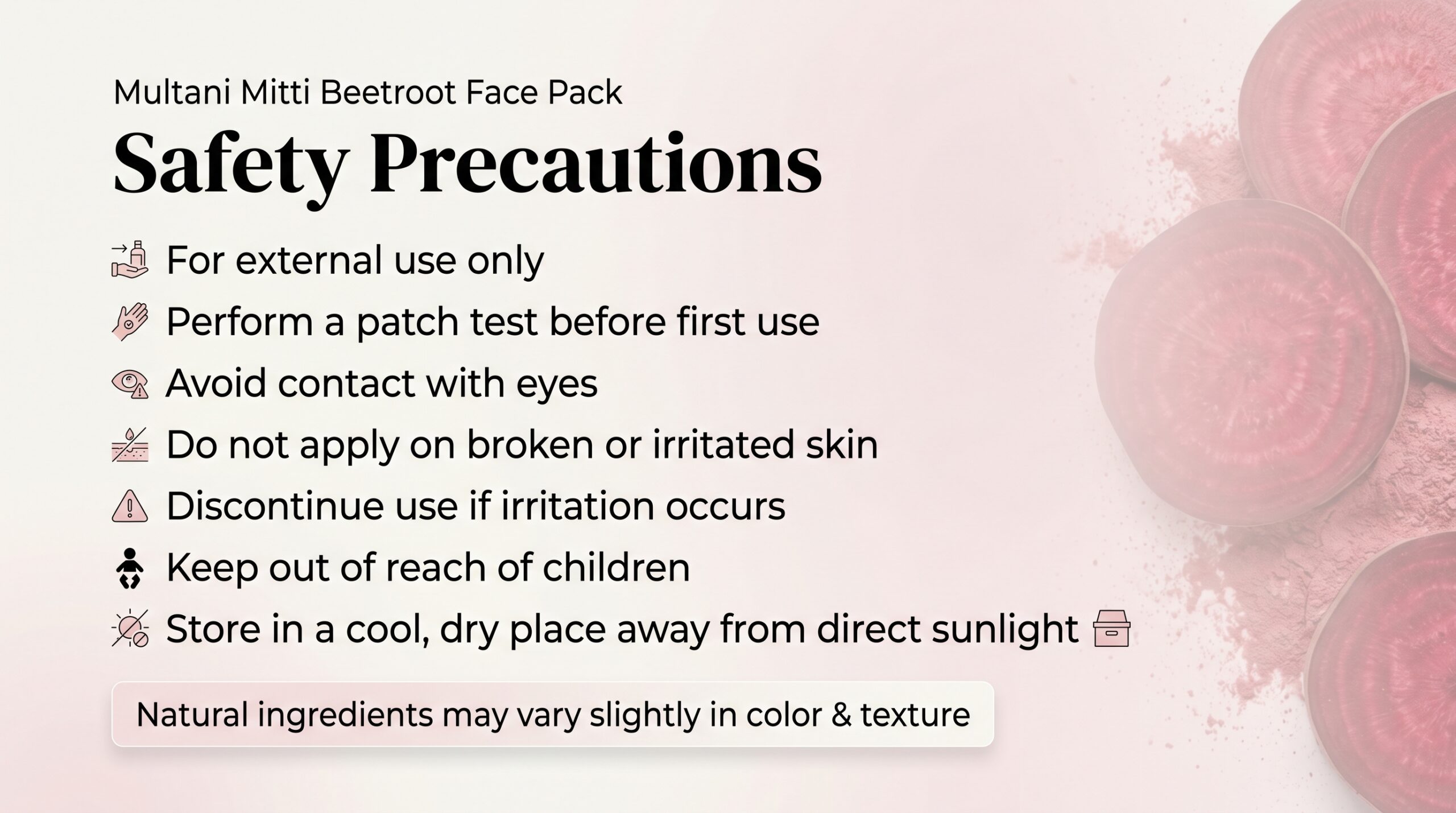 blushup by ps jain multani mitti beetroot face pack powder | 100% natural skin glow & brightening face pack | deep cleansing, nourishing & tan removal | herbal face pack for dull & uneven skin | all skin types